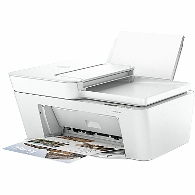 HP Deskjet 4255e Wireless Inkjet Multifunction Printer - Color - White (588S6A#B1H)