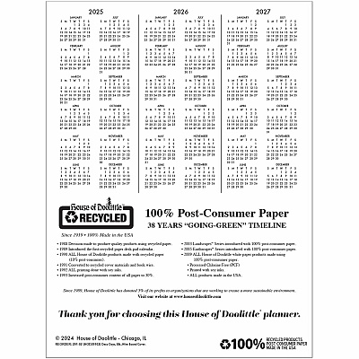 House of Doolittle Recycled Deco Days Planner (HOD29102)
