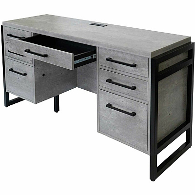 Martin Mason Concrete Laminate Unit (IMMN689C)