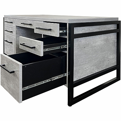 Martin Mason Concrete Laminate Unit (IMMN680C)