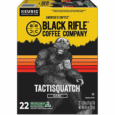 Black Rifle Coffee Company Coffee Company Coffee Company Black Rifle Coffee Company Coffee Company K-Cup, Ground Tactisquatch Coffee (GMT0490)