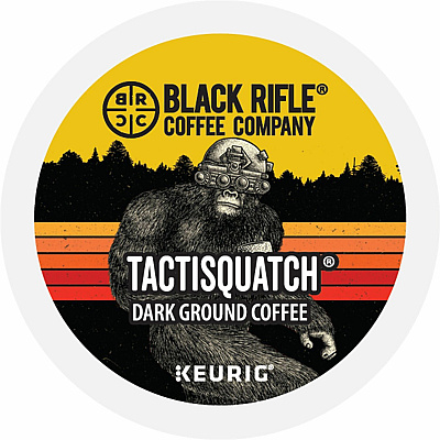 Black Rifle Coffee Company Coffee Company Coffee Company Black Rifle Coffee Company Coffee Company K-Cup, Ground Tactisquatch Coffee (GMT0490)