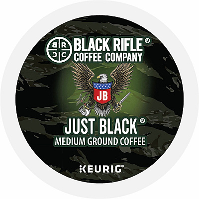Black Rifle Coffee Company Coffee Company Coffee Company Black Rifle Coffee Company Coffee Company K-Cup Just Black Coffee (GMT0547)