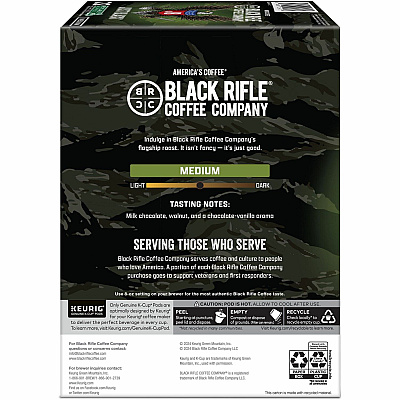 Black Rifle Coffee Company Coffee Company Coffee Company Black Rifle Coffee Company Coffee Company K-Cup Just Black Coffee (GMT0547)