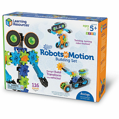 Learning Resources Gears! Robots in Motion (LRNLER9228)