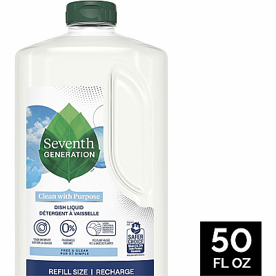 Seventh Generation Free/Clear Natural Dish Liquid (SEV45151CT)