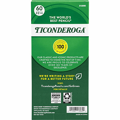 Ticonderoga Soft No. 2 Pencils (DIXX13480)