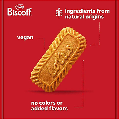 Biscoff Cookies Dispenser Box, Caramel Cookie, 0.22 oz Bag, 150/Carton (LTB50639)
