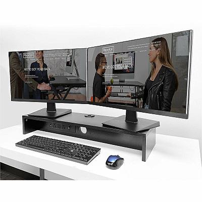 Rocelco DMSV Dual Monitor Stand (RDMSV)