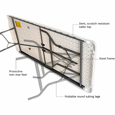 Iceberg Commercial Folding Table (ICE65523)