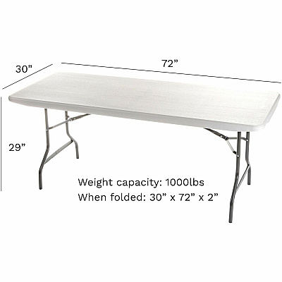 Iceberg Commercial Folding Table (ICE65523)