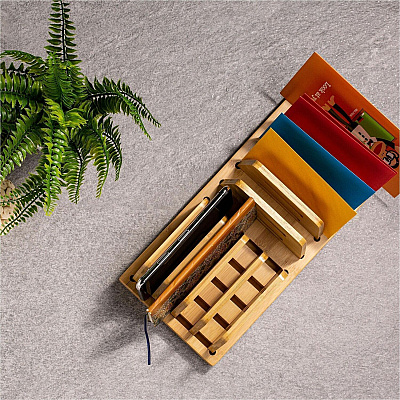 Officemate Bamboo Small File Sorter (71003)