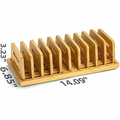 Officemate Bamboo Small File Sorter (71003)