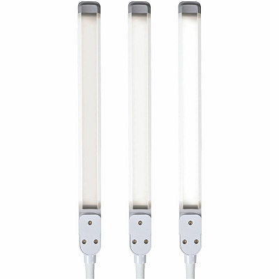 OttLite Swivel LED Desk Lamp with USB Charging and Stand (OTTCSN0800W)