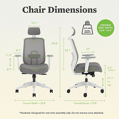 HON Altern Task Chair (HONALTT1UMWHT)
