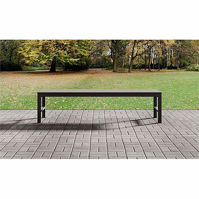 Lorell Faux Wood Outdoor Bench (LLR42670)