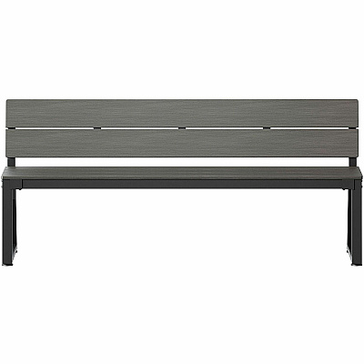 Lorell Faux Wood Outdoor Bench (LLR42671)