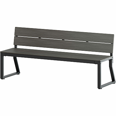 Lorell Faux Wood Outdoor Bench (LLR42671)