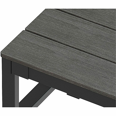 Lorell Faux Wood Outdoor Bench (LLR42671)