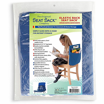 Seat Sack 25-Count 1-Pocket Seat Sack with Elastic Back Classroom Pack (01190)