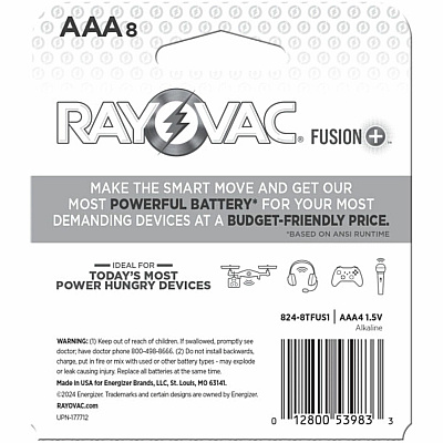 Rayovac Fusion Battery (8248TFUS1CT)