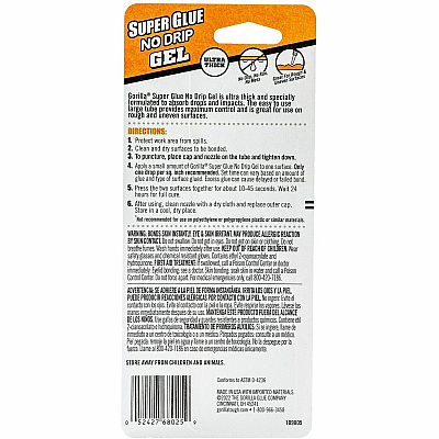 Gorilla Glue Super Glue Gel (109804)