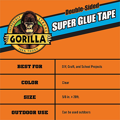 Gorilla Glue Super Glue Tape (109340)