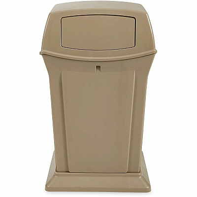 Rubbermaid Commercial Ranger Waste Container (FG917188BEIG)