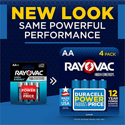 Rayovac Alkaline AA Batteries (81512T)