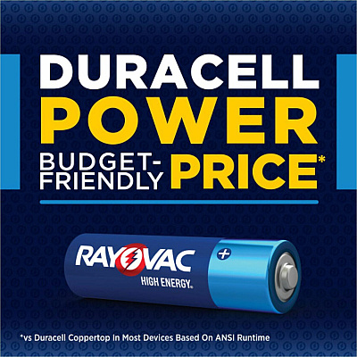 Rayovac Alkaline AA Batteries (81512T)