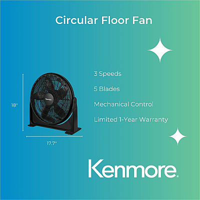ESM ESM 20" Circular Fan (KM60049BK)