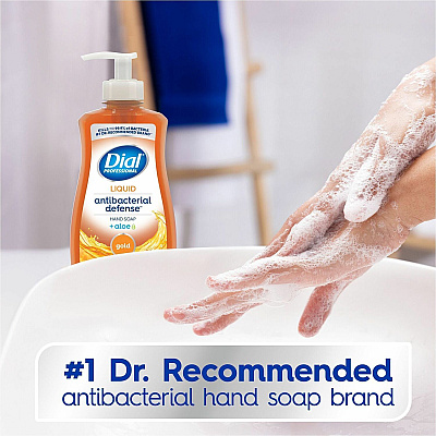 Dial Professional Antibacterial Defense Liquid Hand Soap (35470EA)