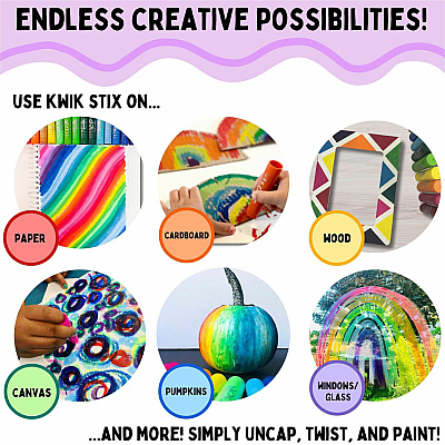 Kwik Stix Kwik Stix Tempera Paint/Paper Set (674)