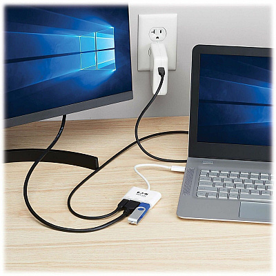 Tripp Lite U444-06N-H4U-C3 HDMI/USB/USB-C Audio/Video Adapter