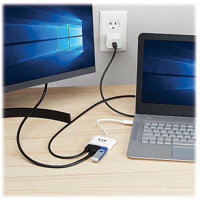 Tripp Lite U444-06N-H4U-C3 HDMI/USB/USB-C Audio/Video Adapter