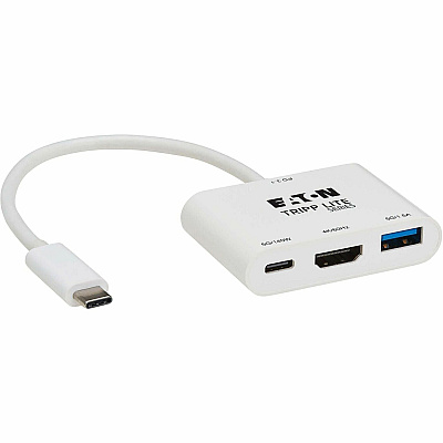 Tripp Lite U444-06N-H4U-C3 HDMI/USB/USB-C Audio/Video Adapter