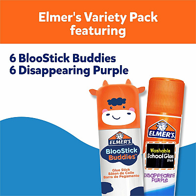 Elmer's Disappearing Color School Glue Sticks (2213736)