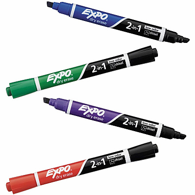 EXPO 2-in-1 Dry Erase Markers (1944655A)