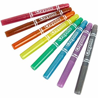 Crayola 8-Color Glitter Markers (588643)