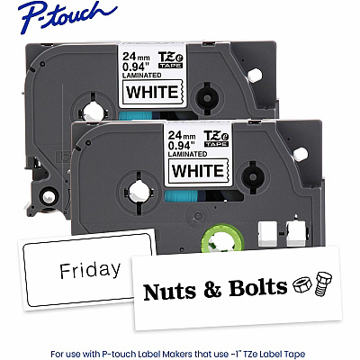 Brother P-touch TZe Label Tape (TZE2512PKG)
