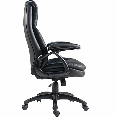 Lorell Black Base High-back Chair (59435)