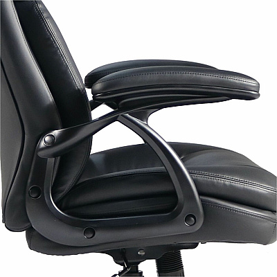 Lorell Black Base High-back Chair (59435)