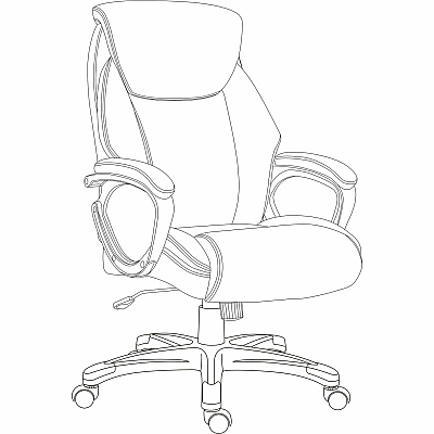 Lorell Kyros High-Back Executive Chair (63292)