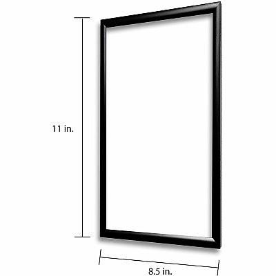 deflecto Wall Mount Snap Frame (690001B)