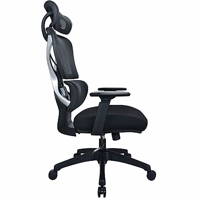 Lorell Xavier Mesh High-Back Chair with Articulating Lumbar (84397)
