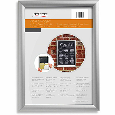 deflecto Wall Mount Snap Frame (690002S)