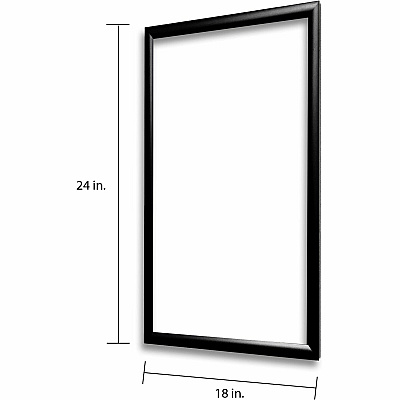 deflecto Wall Mount Snap Frame (690003B)