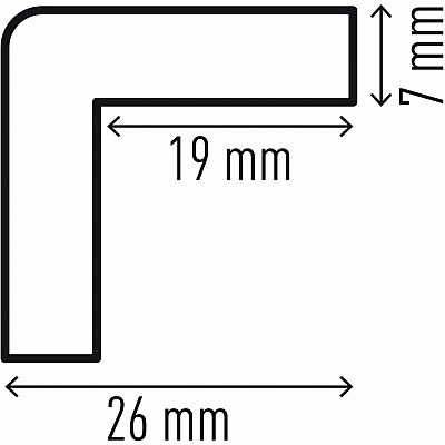 Durable Corner Protection Profile C19 - 5 PK (1101130)
