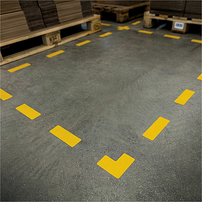 Durable Floor Marking Shape: "L" - 10 PK (170204)