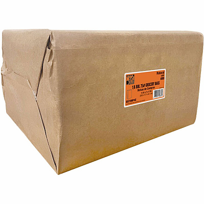 AJM Packaging Packaging Packaging AJM Packaging Packaging Kraft Grocery Sacks (GS75NP4C)